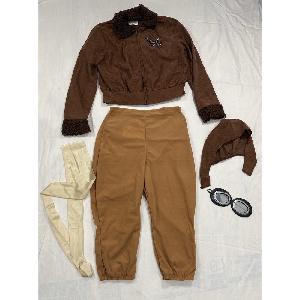 California Costume Amelia Earhart Aviator Pilot Adult Womens Small Halloween EUC - Picture 2 of 9